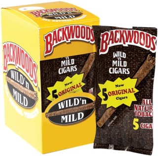 Backwoods Original Wild and Mild Cigars, 64 x 5 Pack. Free shipping!