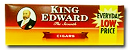 King Edward Little Cigars Regular Carton made in USA, 6 x 200ct, 1200 total.