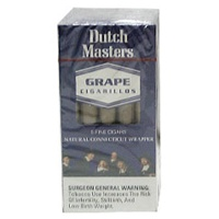 Dutch Masters Cigarillos Grape made in USA, 4 x 25 ct. 100 total.
