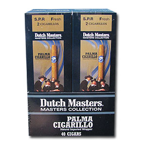 Dutch Masters Cigarillos Palma Fresh Foil Loc made in USA, 3 x 40, 120 cigars total. Free shipping!