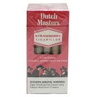 Dutch Masters Cigarillos Strawberry made in USA, 4 x 30 ct. 120 cigars total. Free shipping!