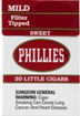 Phillies Little Cigars Sweet Carton made in USA, 4 x 200ct, 800 total