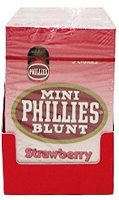 Phillies Mini Blunt Strawberry Cigars, 20 x 5 packs, 100 total. Compare to 240.00 £ UK Price!