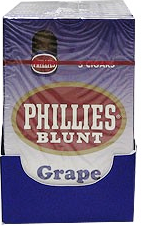 Phillies Blunts Grape Cigars made in USA, 20 x 5 pack, 100 total. Free shipping!