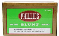 Phillies Blunt Apple Cigars made in USA, 2 x 55ct Box.