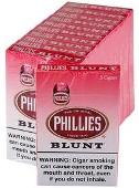 Phillies Blunts Strawberry Cigars made in USA, 20 x 5 pack, 100 total. Free shipping!