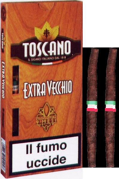 Toscano Extravecchio Cigars, 5 pack x 5 Units