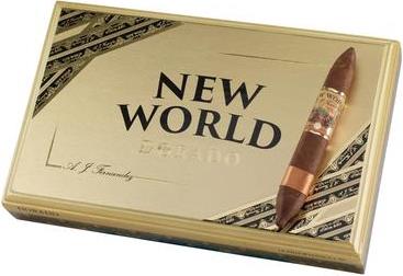 AJ Fernandez New World Dorado Figurando cigars made in Nicaragua. Box of 10. Free shipping!