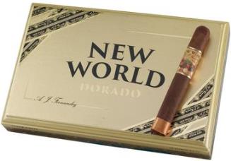 AJ Fernandez New World Dorado Toro cigars made in Nicaragua. Box of 10. Free shipping!