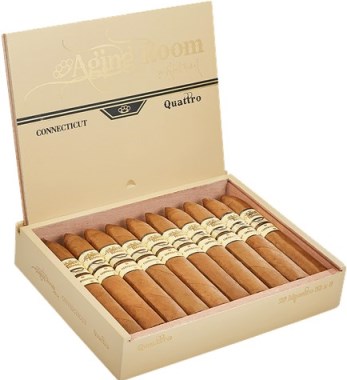 Aging Room Quattro Connecticut Vibrato cigars made in Dom. Republic. Box of 20. Free shipping!