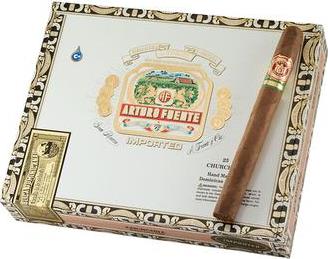 Arturo Fuente Churchill cigars made in Dominican Republic. Box of 24. Free shipping!