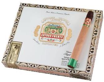 Arturo Fuente Royal Salute Maduro cigars made in Dominican Republic. Box of 10. Free shipping!