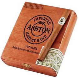 Ashton Classic Panatela Cigars made in Dominican Republic, Box of 25. Free shipping!