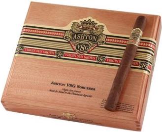 Ashton Virginia Sun Grown Sorcerer cigars made in Dominican Republic. Box of 24. Free shipping!