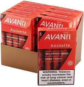 Avanti Anisette Maduro Cigars made in USA. 2 x pack of 50, 100 total. Free shipping!