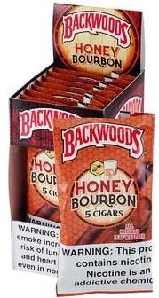 Backwoods Honey Bourbon Cigars, 64 x 5 Pack. Free shipping!