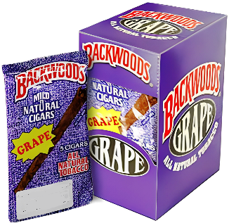 Backwoods Grape Cigars, 24 x 5 Pack. Free shipping! 120 cigars total.