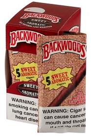 Backwoods Sweet Aromatic Cigars, 24 x 5 Pack. Free shipping!