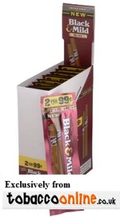 Black & Mild Wine cigarillos made in USA. 150 x 2 packs, 300 total. Free shipping!
