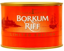 Borkum Riff Limited Edition Trinidad Rum pipe tobacco, 10 x 100g tins. 1000g total.
