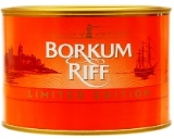 Borkum Riff Limited Edition Trinidad Rum pipe tobacco, 10 x 100g tins. 1000g total.