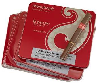 CAO Cherrybomb cigarillos made in Dominican Republic. 10 tins x 10. Free shipping!