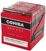 Cohiba Red Dot Mini Tins cigars made in Dom. Republic. 20 x 10 pack. 200 cigars total. Ships free!