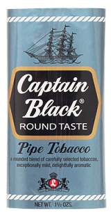 Captain Black Round pipe tobacco, 24 x 42g pouch, 1008 g total. Free Shipping!