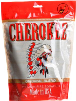 Cherokee Original Dual Use Tobacco Made in USA. 4 x 453 g Bags, 1812 g. total. Free shipping!