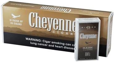 Cheyenne Classic Flavor Little Filtered cigars made in USA. 4 cartons of 200. Free shipping!