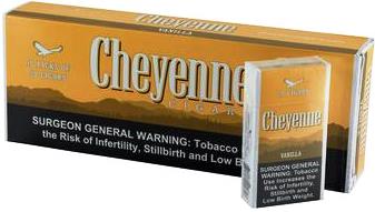 Cheyenne Vanilla Flavor Little Filtered cigars made in USA. 4 cartons of 200. Free shipping!