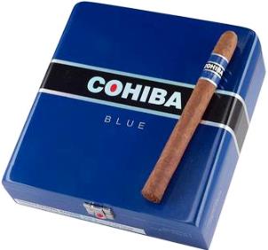 Cohiba Blue Churchill cigars made in Dominican Republic. Box of 20. Free shipping!