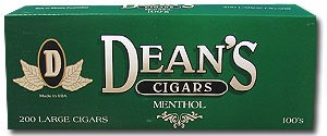 Deans Menthol Little Filtered cigars made in USA. 4 cartons of 200. Free shipping!