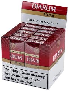 Djarum Special filtered cigars made in Indonesia. 20 x 12 pack. Free shipping!