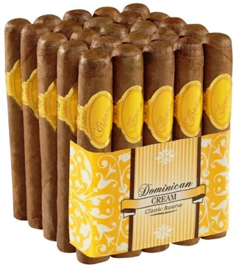 Dominican Cream Robusto cigars made in Dominican Republic. 3 x Bundle of 25. Free shipping!