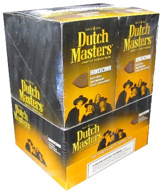 Dutch Masters Honeycomb Cigarillos made in USA. Fresh Foil Loc, 3 x 40, 120 total. Free shipping!