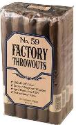 Factory Throwouts No.59 Natural cigars made in USA. 3 x Bundle of 20. Free shipping!