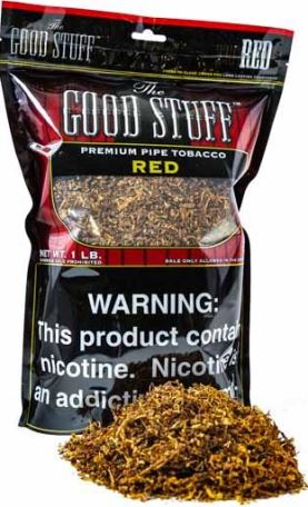 Good Stuff Full Flavor Dual Use Tobacco made in USA.  4 x 453 g Bags, 1812 g. total. Free shipping!
