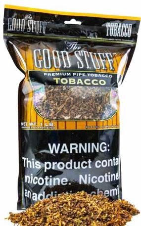 Good Stuff Natural Flavor Dual Use Tobacco made in USA. 4 x 453 g Bags, 1812 g. total. Free shipping