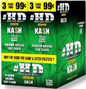 Good Times Foill Fresh HD Kash cigarillos made in USA. 60 x 3 pack. 180 total. Free shipping!