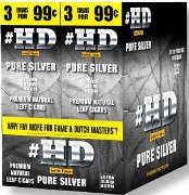 Good Times Foill Fresh HD Pure Silver cigarillos made in USA. 60 x 3 pack. 180 total. Free shipping!
