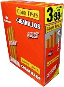 Good Times Foill Fresh Sweet cigarillos made in USA. 60 x 3 pack. 180 total. Free shipping!