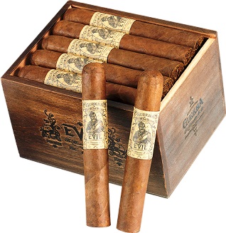 Gurkha Evil Robusto cigars made in Nicaragua. Box of 20. Free shipping!