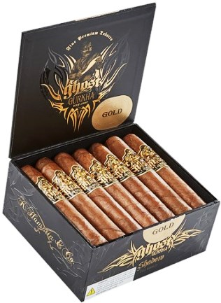 Gurkha Ghost Gold Shadow cigars made in Dominican Republic. Box of 20. Free shipping!