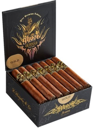Gurkha Ghost Gold Asura cigars made in Dominican Republic. Box of 20. Free shipping!
