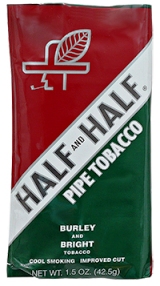 Super Saver Half and Half Pipe Tobacco. 30 x 42 g pouches, 1260 g total. Free shipping!