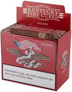 Kentucky Fire Cured Sweets Ponies cigarillos made in Nicaragua. 15 x 10 pack, 150 total. Free shippi