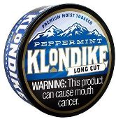 Klondike Long Cut Peppermint Chewing Tobacco made in USA, 4 x 5 can rolls, 680 g total. Ships free!