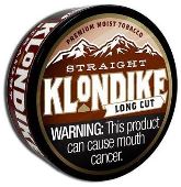 Klondike Long Cut Straight Chewing Tobacco made in USA, 4 x 5 can rolls, 680 g total. Ships free!