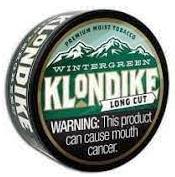 Klondike Long Cut Wintergreen Chewing Tobacco made in USA, 4 x 5 can rolls, 680 g total. Ships free!